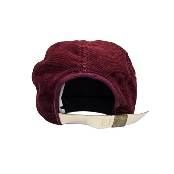 Vintage Texas A&M Aggies Houston Fat Cat Corduroy Hat Cap Strapback Rope Maroon - Picture 7 of 12